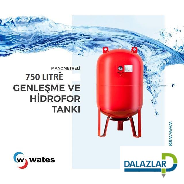 WATES 750 LT 10 Bar Dik Ayaklı Genleşme Tankı