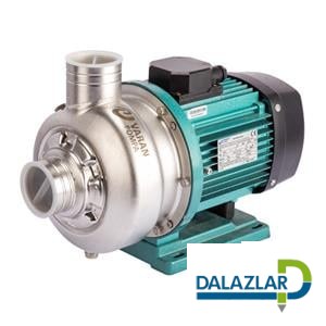 Varan DWK150T Açık Çarklı Komple Paslanmaz AISI 316 Santrifüj Pompa Trifaze 1,5 Hp