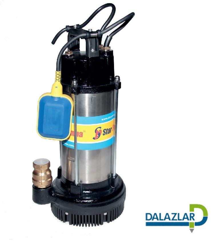Star Pompa SPD 150 - 1.5 HP 380V Kendinden Flatörlü Panolu Temiz Su Drenaj Pompası