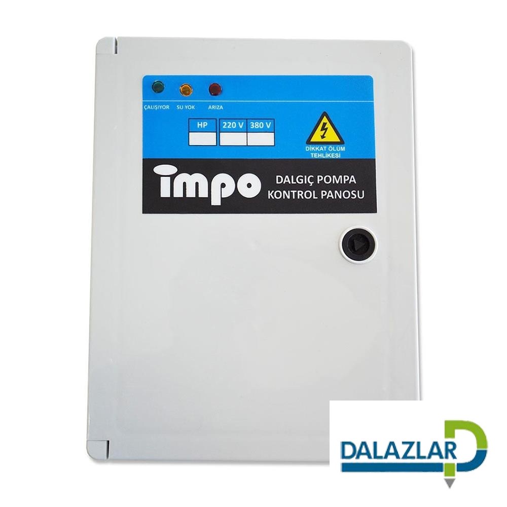 İmpo Mini Eko 100 Trifaze Dalgıç Pompa Kontrol Panosu